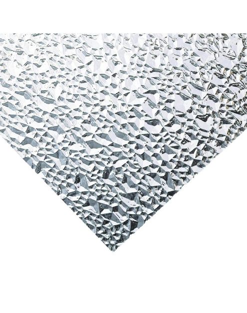 Zdjęcie: Szkło z polistyrenu, punkty diamentowe przejrzyste 142x54 cm ROBELIT