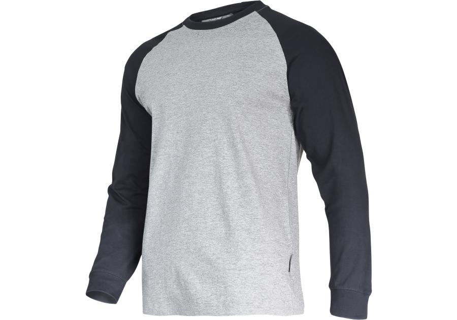 Zdjęcie: Koszulka z długim rękawem 190g/m2, szaro-czarna, 2XL, CE, LAHTI PRO
