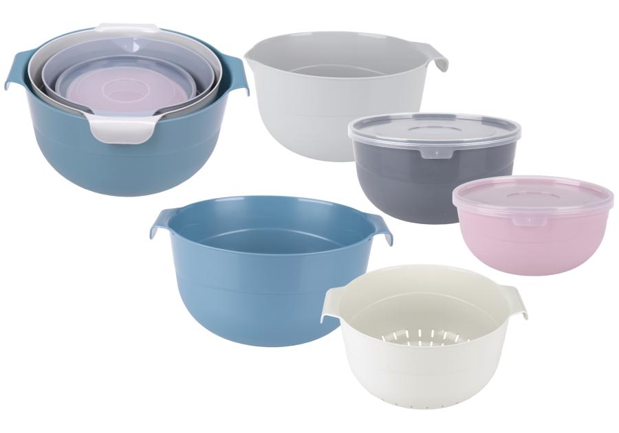 Zdjęcie: Zestaw misek 7 elementów mix kolorów DECOR
