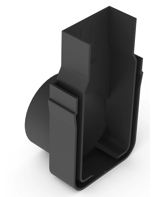 Zdjęcie: Ścianka zamykająca z odpływem DN 50 mm Slimline ACO