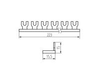 Zdjęcie: Szyna łączeniowa KBBU-1x12 ITS