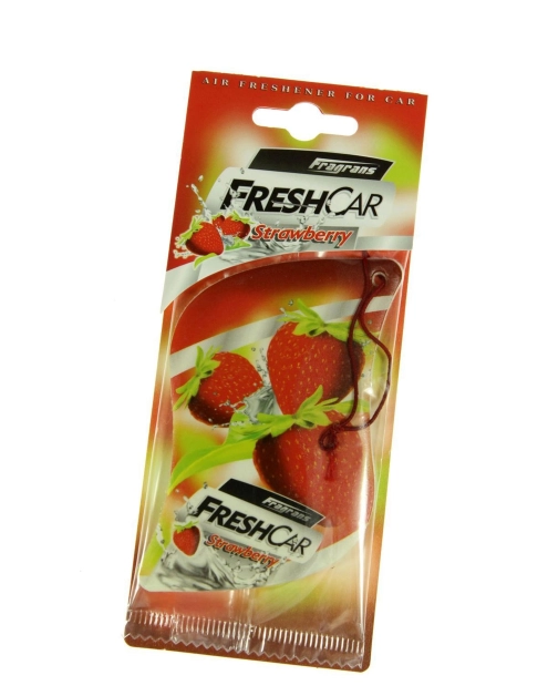 Zdjęcie: Odświeżacz samochodowy Freshcar Strawberry BOTTARI