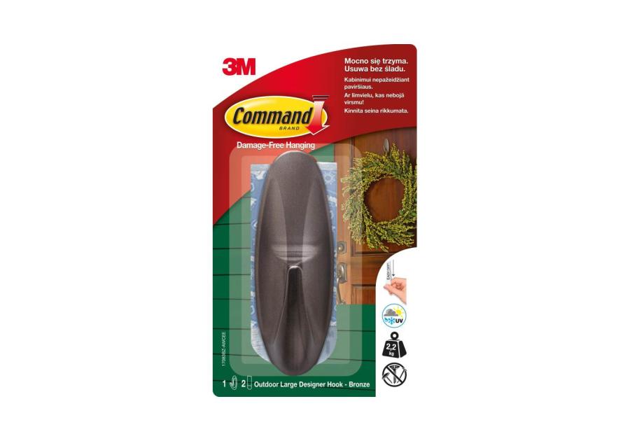 Zdjęcie: Hak grafitowy Outdoor COMMAND