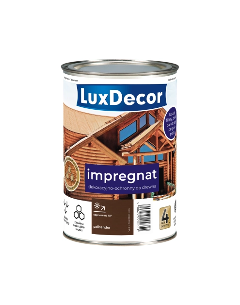 Zdjęcie: Impregnat do drewna 1 L palisander LUXDECOR