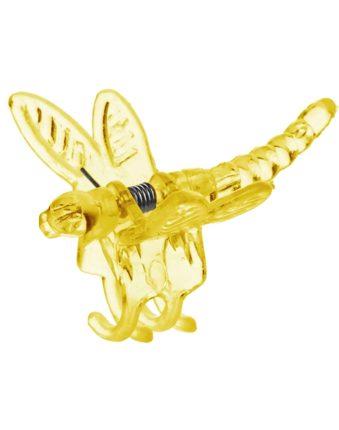 Zdjęcie: Klipsy do storczyka 4 szt. żółte GALICJA