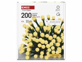 Lampki choinkowe 200 LED kulki 10 m IP20 WW EMOS