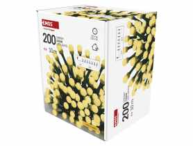 Lampki choinkowe 200 LED kulki 10 m IP20 WW EMOS