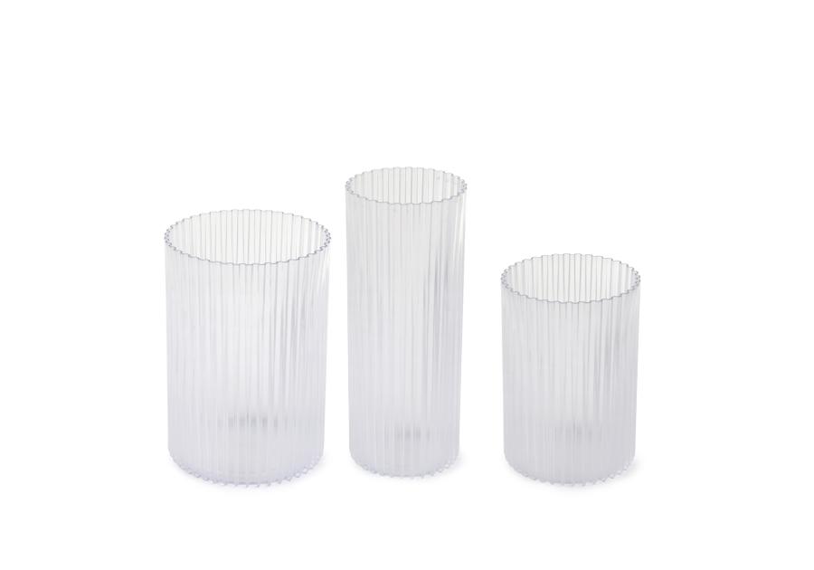 Zdjęcie: Zestaw wazonów Nemo, 3 sztuki, bezbarwny PS LAMELA