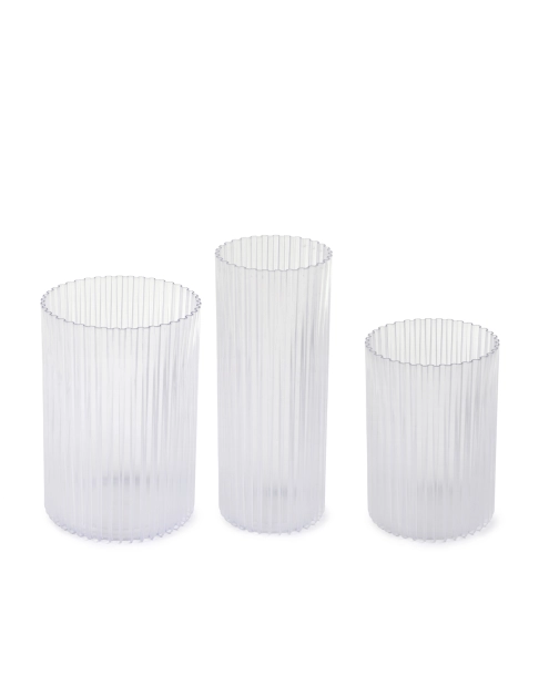 Zdjęcie: Zestaw wazonów Nemo, 3 sztuki, bezbarwny PS LAMELA