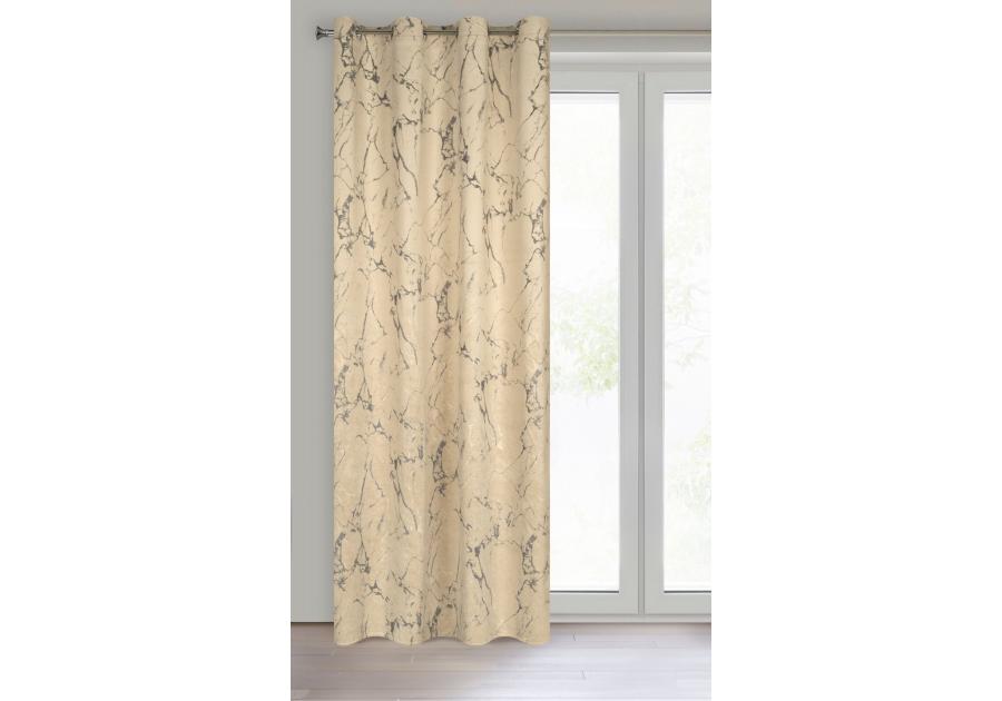 Zdjęcie: Zasłona gotowa Wera 140 x 250 cm kremowy EUROFIRANY