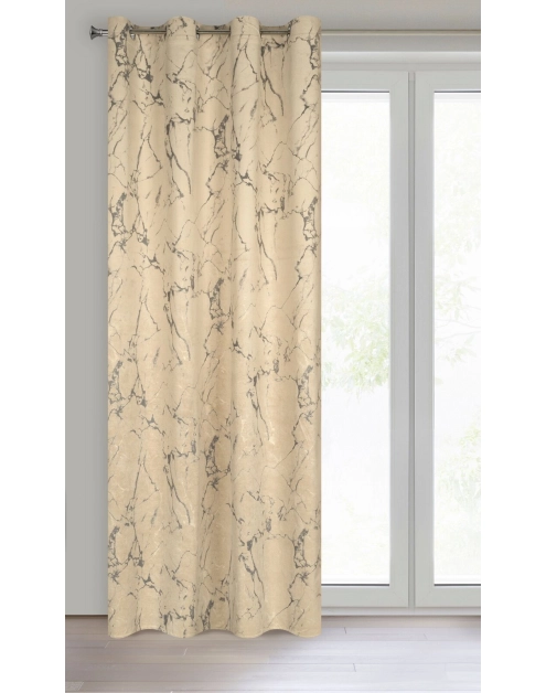 Zdjęcie: Zasłona gotowa Wera 140 x 250 cm kremowy EUROFIRANY