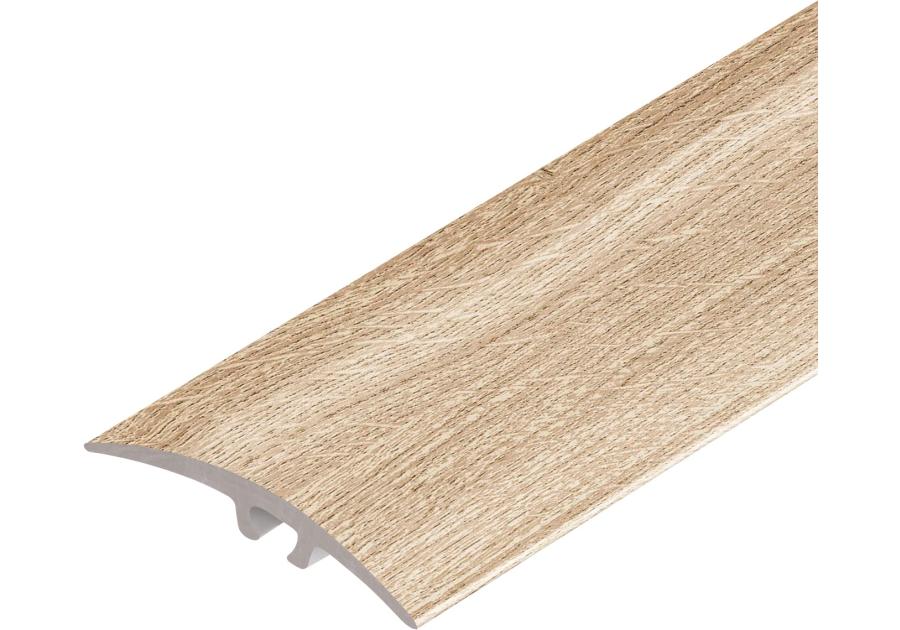 Zdjęcie: Kształtownik PVC wcisk szeroki 40 mm 2w1 L= 1,80 m Dąb Jasny okleina mat CEZAR