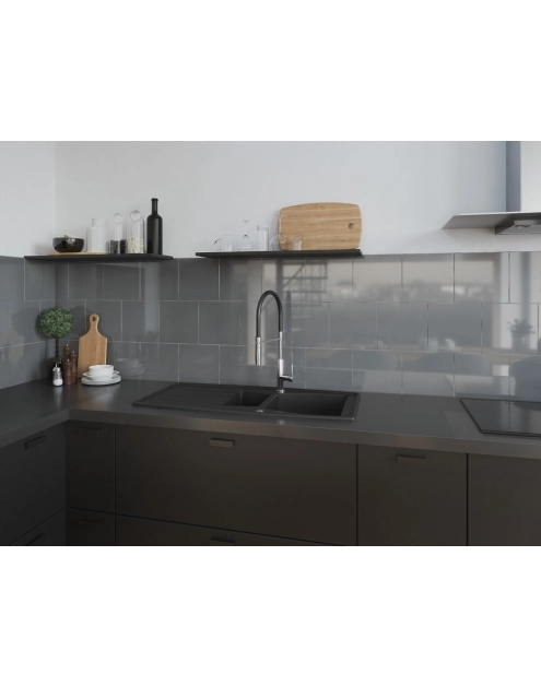 Zdjęcie: Bateria zlewozmywakowa Libretto stojąca z wyciąganą wylewką FERRO