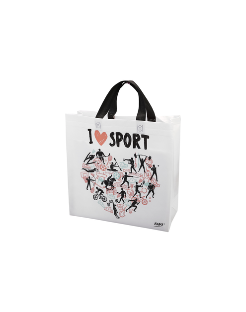 Zdjęcie: Torba na zakupy 38x15x40 cm I Love Sport SIMPLE SOLUTIONS