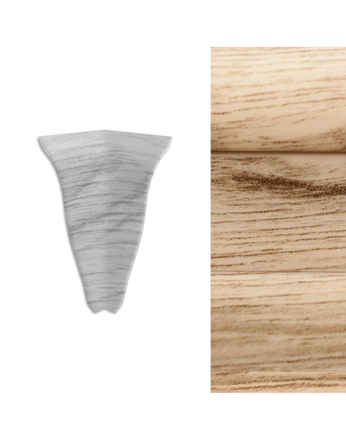 Zdjęcie: Narożnik wewnętrzny do listwy LM55 2 szt. dąb postarzany ARBITON