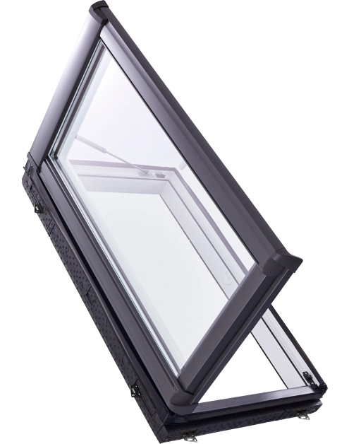 Zdjęcie: Wyłaz dachowy Designo R3, PVC, 74x98 cm prawy ROTO