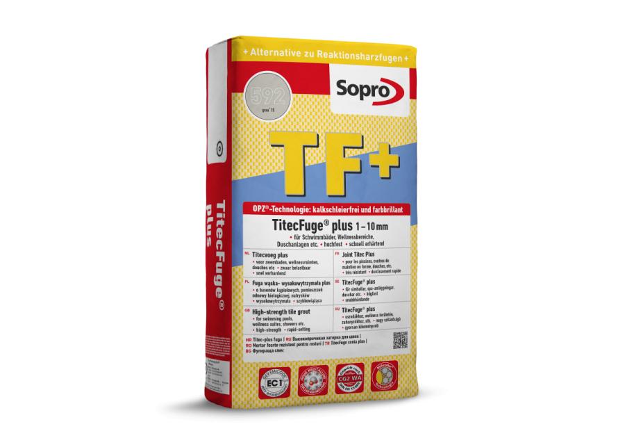 Zdjęcie: Fuga wąska, wysokowytrzymała TF+ biały 15 kg SOPRO