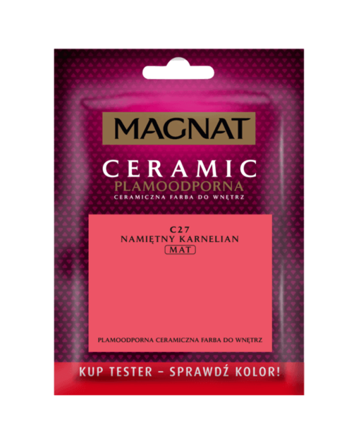 Zdjęcie: Tester farba ceramiczna namiętny karmel 30 ml MAGNAT CERAMIC