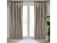 Zdjęcie: Zasłona gotowa Ebru na taśmie 135x270 cm beżowy EUROFIRANY