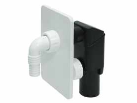 Syfon pralki podtynkowy biały TYCNER