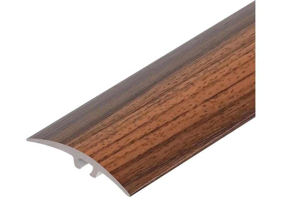 Zdjęcie: Kształtownik PVC wcisk szeroki 40 mm 2w1 L= 1,80 m Teak okleina mat CEZAR