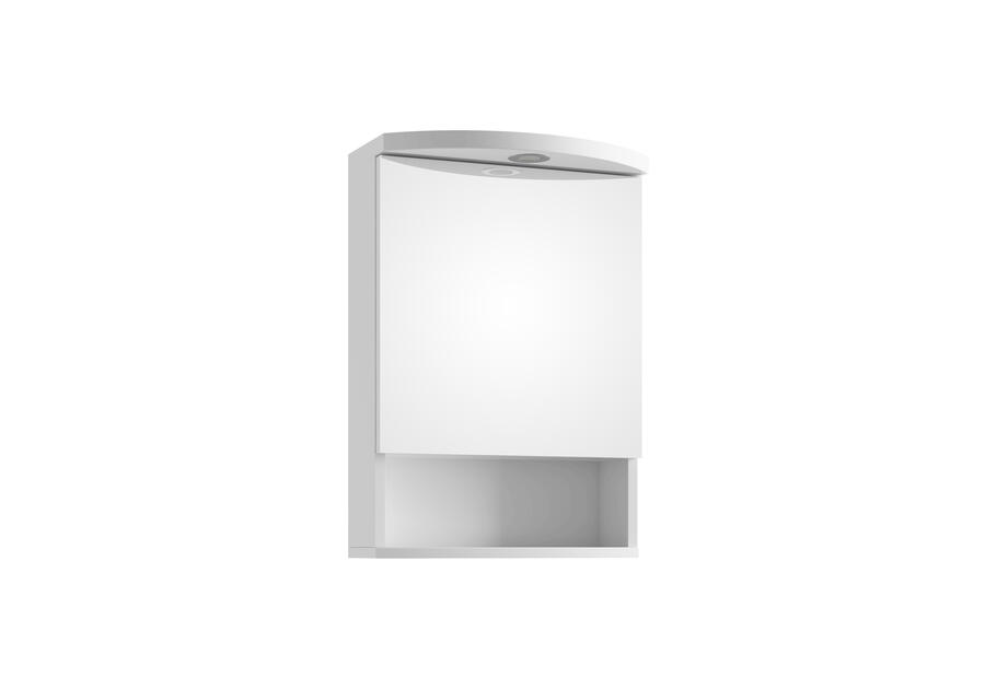 Zdjęcie: Półka Romeo z oświetleniem halogenowym 40 cm biała  DEFRTANS