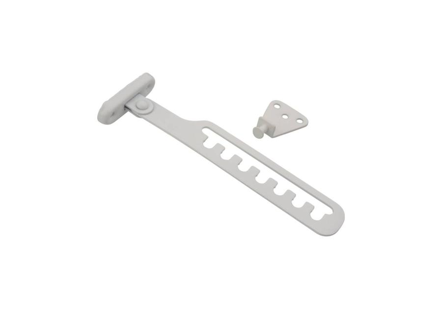 Zdjęcie: Ogranicznik okienny grzebieniowy, lakierowana, biały METRO