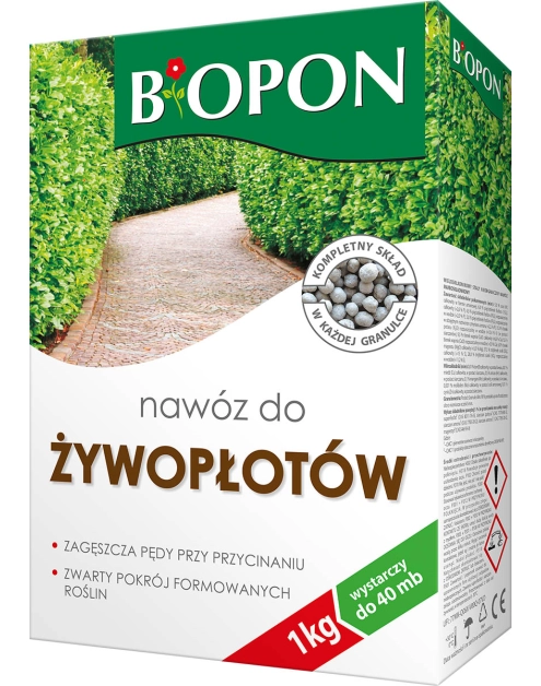 Zdjęcie: Nawóz do żywopłotów 1 kg BOPON