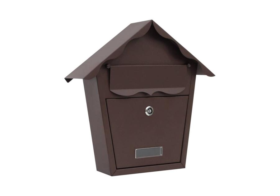 Zdjęcie: Skrzynka na listy Domek C5 brąz mat METRO
