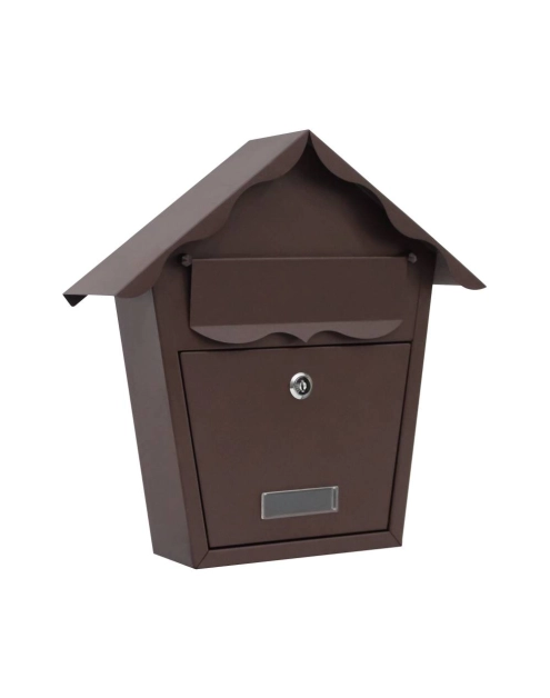 Zdjęcie: Skrzynka na listy Domek C5 brąz mat METRO