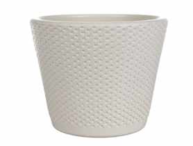 Osłonka doniczkowa doniczkowa 213 - 17 cm kremowa CERMAX