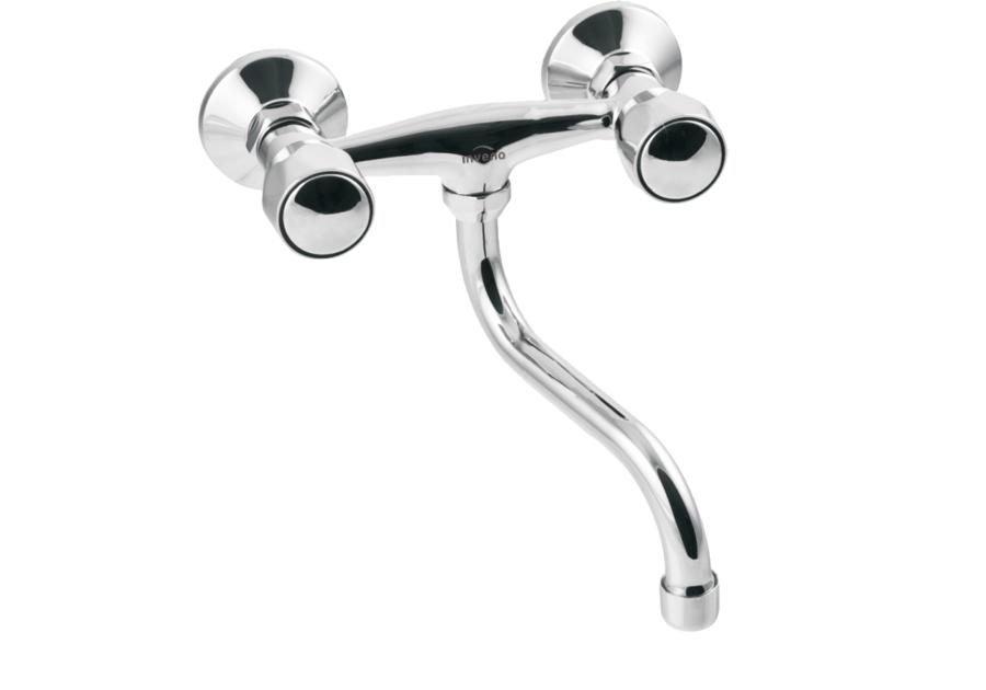 Zdjęcie: Bateria umywalkowo-zlewkozmywakowa Modena chrom, S 20 cm INVENA