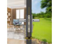 Zdjęcie: Wkładka z gałką Y2100 35/50G satyna YALE