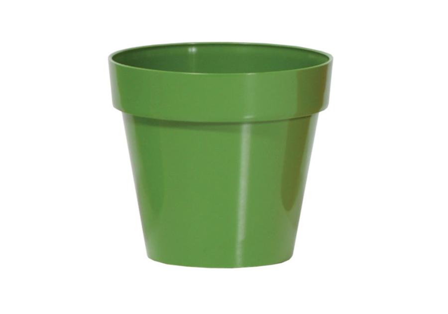 Zdjęcie: Doniczka Cube Shine oliwka 25 cm PROSPERPLAST