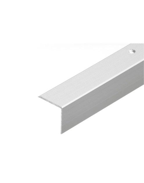 Zdjęcie: Profil schodowy ryflowany 30x30 mm - 2 m srebrny CEZAR