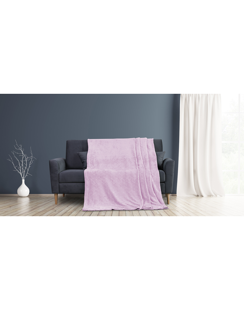 Zdjęcie: Koc Nessa powderpink 70x150 cm AMELIAHOME