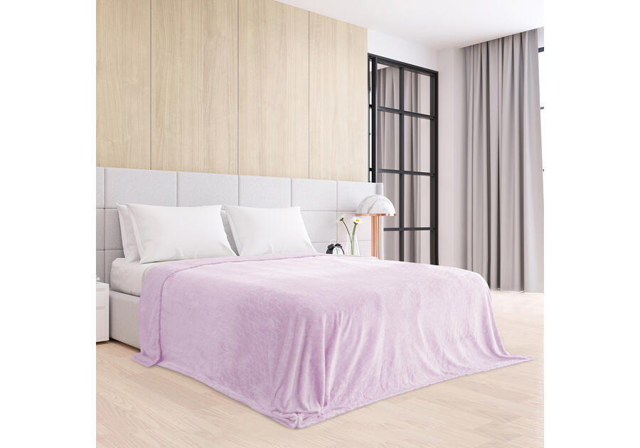 Zdjęcie: Koc Nessa powderpink 70x150 cm AMELIAHOME