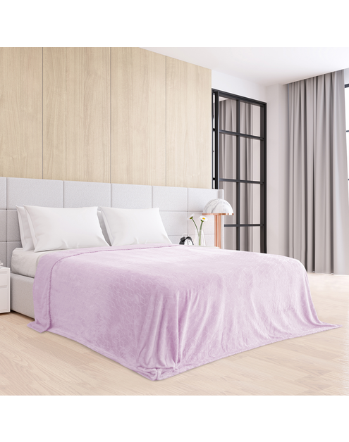 Zdjęcie: Koc Nessa powderpink 70x150 cm AMELIAHOME