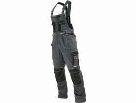 Spodnie robocze Allround line szaro-czarne ogrodniczki S-48 STALCO PREMIUM