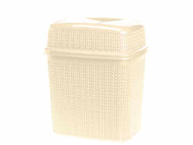 Kosz uchylny 10 L Willow kremowy ALSEA