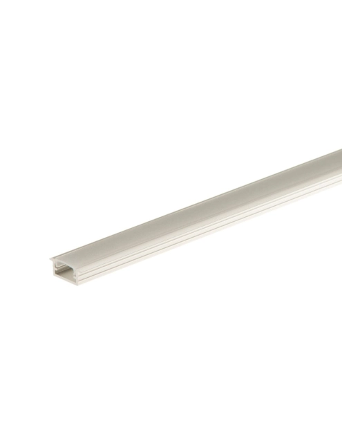 Zdjęcie: Kształtownik z kołnierzem do taśmy LED 14x7 mm - 1 m osłonka mrożona CEZAR