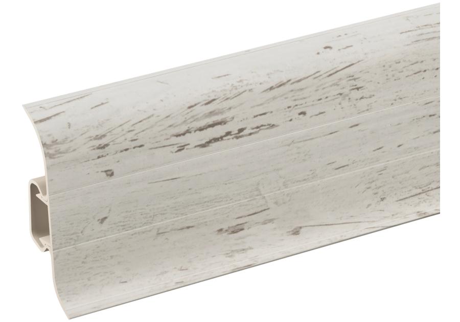 Zdjęcie: Listwa przypodłogowa PVC Premium Classic 22x59 mm; 2,20 m Dąb Fresco Mat CEZAR