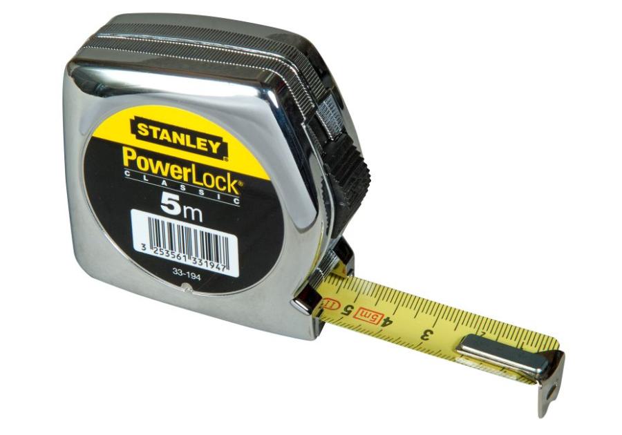 Zdjęcie: Miara 10 m/25 mm Powerlock, obudowa plastikowa STANLEY