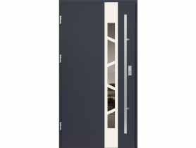 Drzwi zewnętrzne Stratus Arkus antracyt 90L DOORPOL
