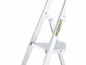 Drabina aluminiowa domowa 5 stopniowa 125 kg DRABEST