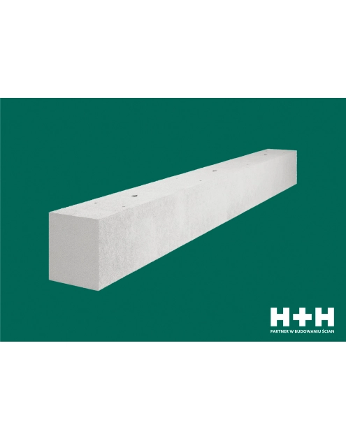 Zdjęcie: Belka nadprożowa Gold+ 115x125x1500 mm H+H