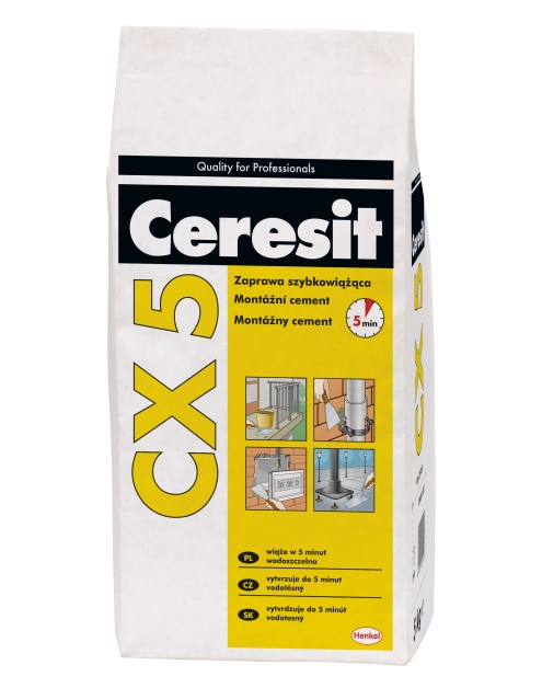 Zdjęcie: Cement montażowy 5 kg CX5 CERESIT