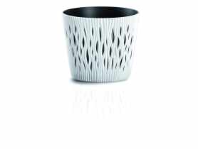 Doniczka Sandy Round DSR220 biały PROSPERPLAST