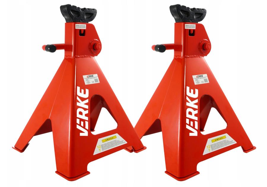 Zdjęcie: Podstawki warsztatowe 12T para czerwone RED VERKE