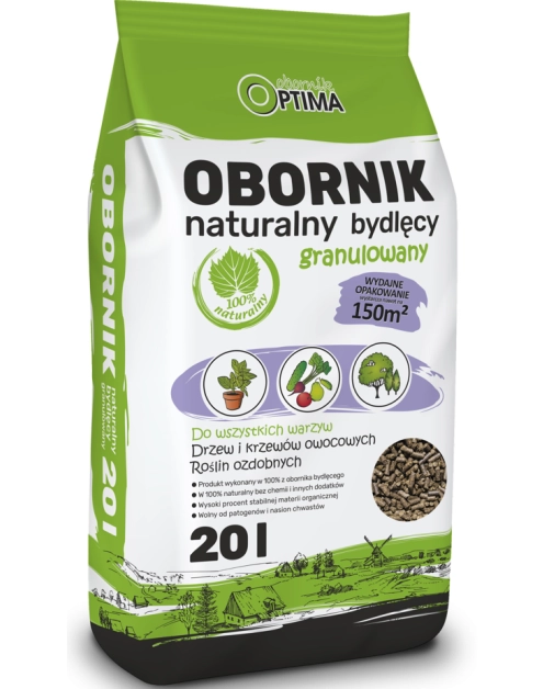 Zdjęcie: Obornik naturalny bydlęcy granulowany Optima 20L BIOVITA